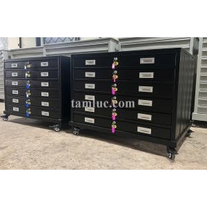 Tủ lưu bản vẽ khổ A0, A1, A2 - 7 ngăn, 10 ngăn, 12 ngăn, 15 ngăn